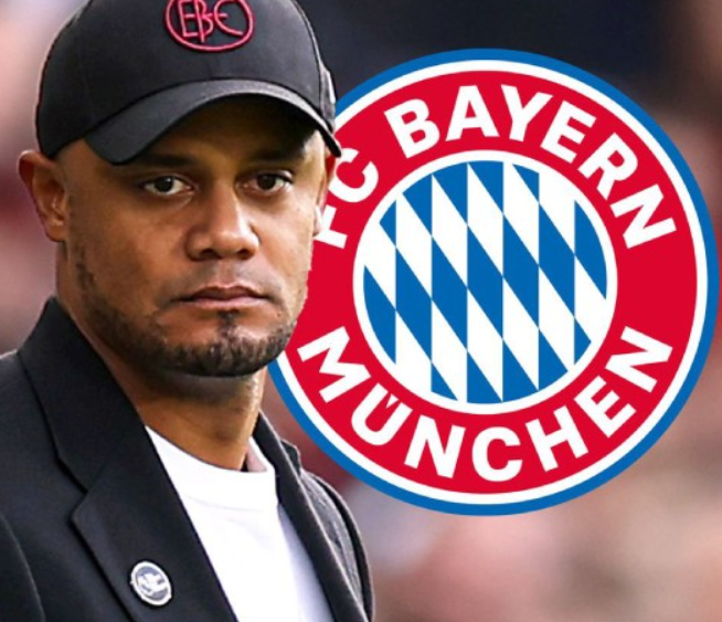 Bayern Munich đã chính thức bổ nhiệm Vincent Kompany làm HLV trưởng mới