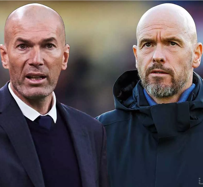 Tin đồn Zinedine Zidane sẽ thay thế Erik ten Hag dẫn dắt Manchester United đã xuất hiện khá thường xuyên